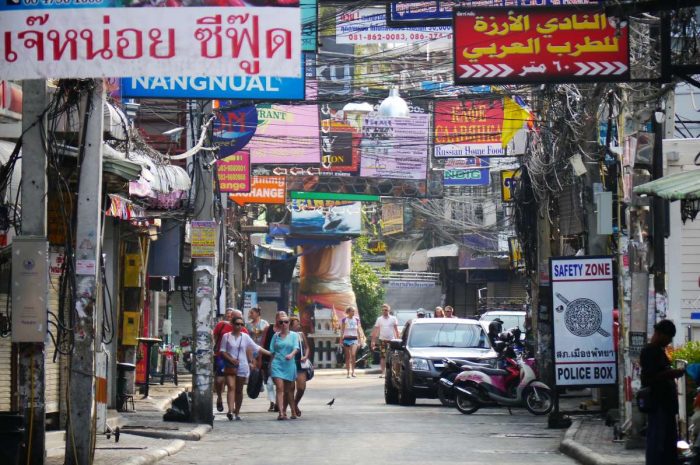 Walking Street, Pattaya during the daytime