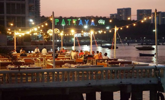 Seafood restaurant on Walking Street, Pattaya, Thailand