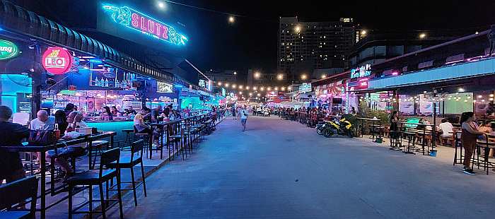 Tree Town nightlife area in Pattaya, Thailand