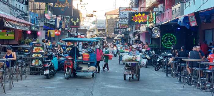 Soi LK Metro in Pattaya, Thailand