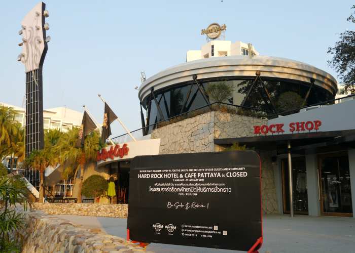 Hard Rock hotel, Pattaya Beach Road, January 2021
