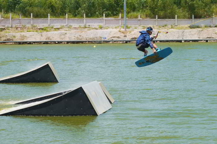 Wakeboarding in Pattaya, Thailand