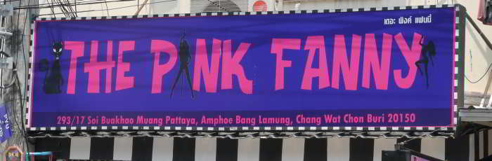 Pattaya bar sign