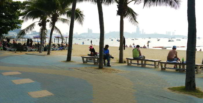 Pattaya beach promenade