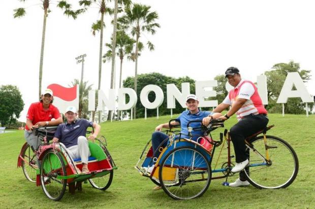 From left, Gavin Green, Brandt Snedeker, Justin Rose and Kiradech Aphibarnrat.