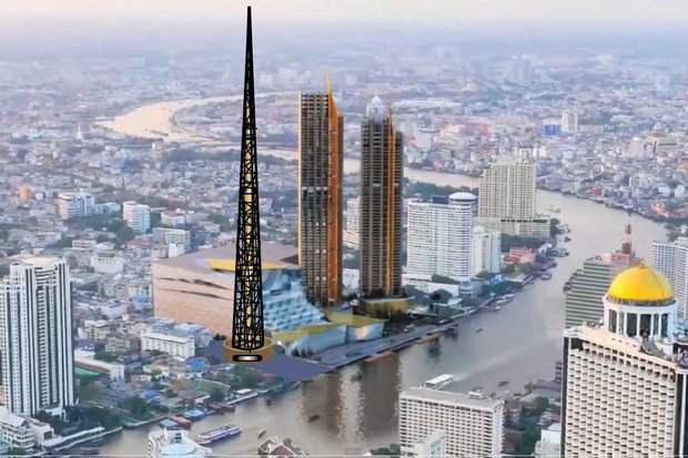 Various designs for the proposed Bangkok 'Observatory' have been seen for months, such as this mockup posted last year at Skyscraper City's website.